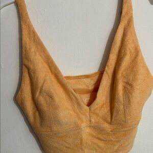 Gilly Hicks Orange V-Neck Top